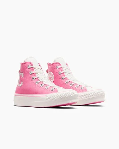 Pink / Pink Converse Chuck Taylor All Star Lift Women Platform Shoes Canada | C-89206759