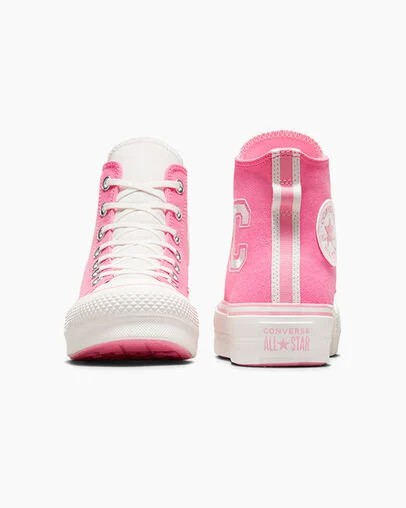 Pink / Pink Converse Chuck Taylor All Star Lift Women Platform Shoes Canada | C-89206759