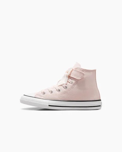 Pink / White Converse Chuck Taylor All Star Ruffles & Bows Easy-On Kids' Sneakers Canada | C-85392419