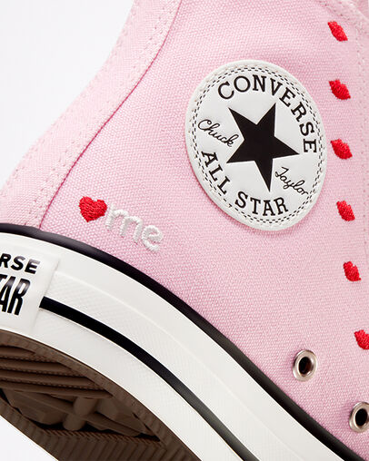 Pink / White Converse Crafted With Love Chuck Taylor All Star Women Sneakers Canada | C-26173989