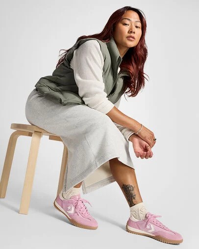 Pink / White Converse Run Star Women Trainers Canada | C-56981709