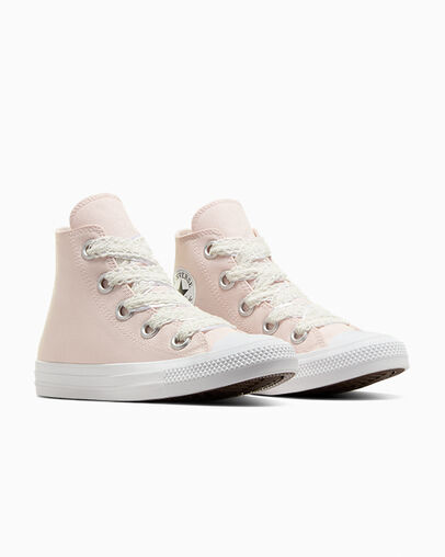 Pink / White / Black Converse Chuck Taylor All Star Crochet Laces Women Sneakers Canada | C-53786099