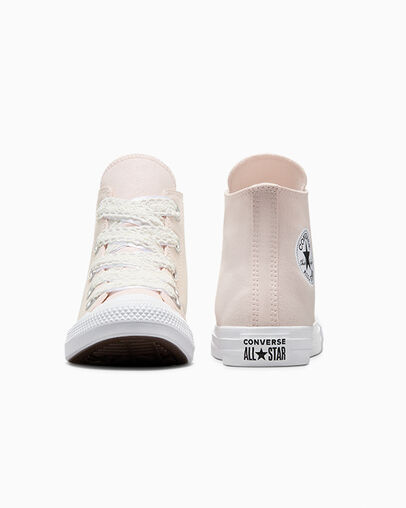 Pink / White / Black Converse Chuck Taylor All Star Crochet Laces Women Sneakers Canada | C-53786099