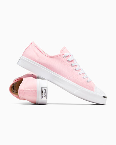 Pink / White / Black Converse Jack Purcell Women Tennis Shoes Canada | C-84175329