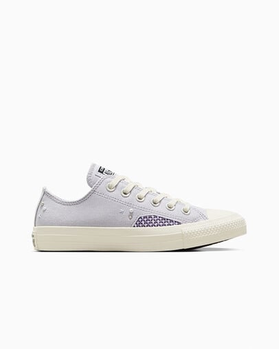 Purple Blue Grey Converse Chuck Taylor All Star Pearls & Studs Women Sneakers Canada | C-46398579