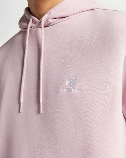 Purple Converse Go-To Embroidered Star Chevron Standard-Fit Fleece Women Hoodie Canada | C-76052499
