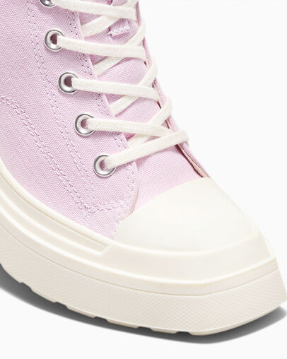 Purple / Black Converse Chuck 70 De Luxe Wedge Women Sneakers Canada | C-10859749