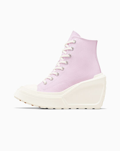 Purple / Black Converse Chuck 70 De Luxe Wedge Women Sneakers Canada | C-10859749