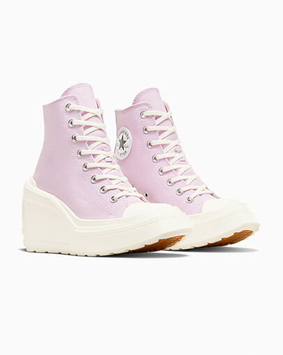 Purple / Black Converse Chuck 70 De Luxe Wedge Women Sneakers Canada | C-10859749