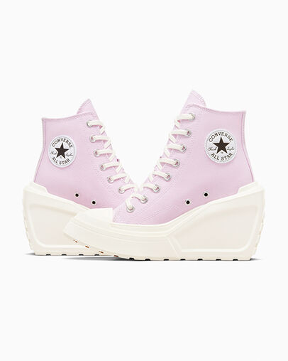Purple / Black Converse Chuck 70 De Luxe Wedge Women Sneakers Canada | C-10859749