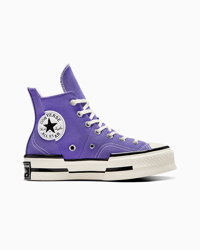 Purple / Black Converse Chuck 70 Plus Women Sneakers Canada | C-06953729