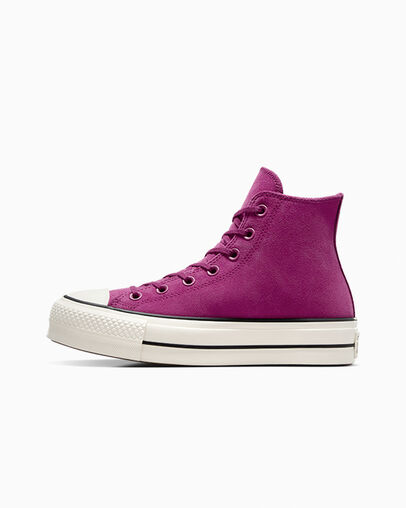 Purple / Black Converse Chuck Taylor All Star Lift Women Platform Shoes Canada | C-10342979