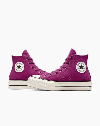 Purple / Black Converse Chuck Taylor All Star Lift Women Platform Shoes Canada | C-86974039