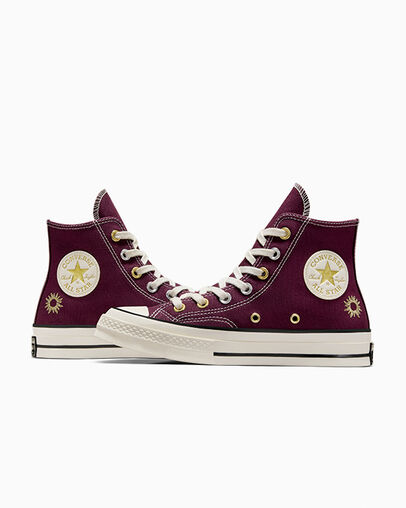 Purple / Gold Converse Chuck 70 Luck Charms Women Sneakers Canada | C-95738609