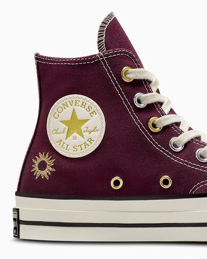 Purple / Gold Converse Chuck 70 Luck Charms Women Sneakers Canada | C-95738609