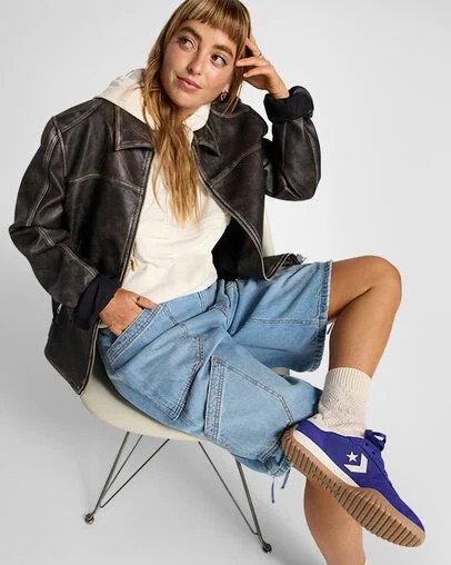 Purple / White Converse Run Star Women Trainers Canada | C-76419239