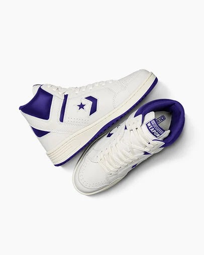Purple / White Converse Weapon Men Boots Canada | C-75012969
