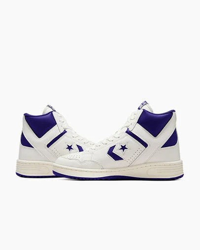 Purple / White Converse Weapon Men Boots Canada | C-75012969