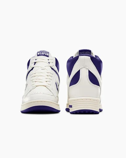 Purple / White Converse Weapon Men Boots Canada | C-75012969