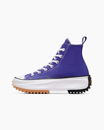 Purple / White / Black Converse Run Star Hike Women Platform Shoes Canada | C-98240359