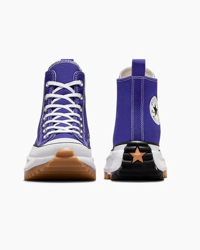 Purple / White / Black Converse Run Star Hike Women Platform Shoes Canada | C-98240359