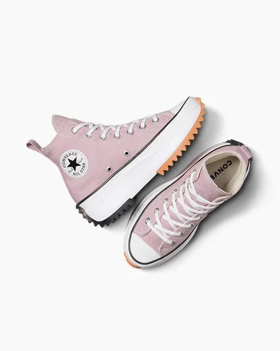 Purple / White / Black Converse Run Star Hike Women Platform Shoes Canada | C-38716299