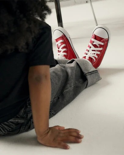 Red Converse Chuck Taylor All Star Classic Kids' Sneakers Canada | C-67182309