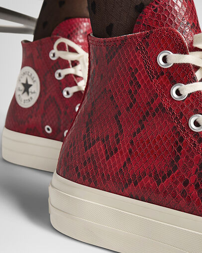 Red Converse Chuck Taylor All Star Lift Women Platform Shoes Canada | C-01436289