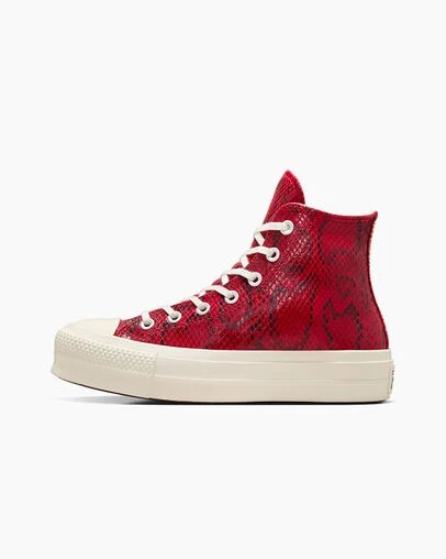 Red Converse Chuck Taylor All Star Lift Women Platform Shoes Canada | C-98625439