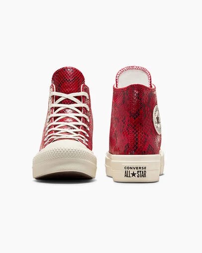 Red Converse Chuck Taylor All Star Lift Women Platform Shoes Canada | C-98625439