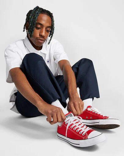 Red Converse Chuck Taylor All Star Men Canvas Shoes Canada | C-39562109