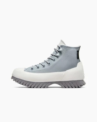 Silver / Grey Converse Chuck Taylor All Star Lugged 2.0 Platform Leather Women Boots Canada | C-53480199