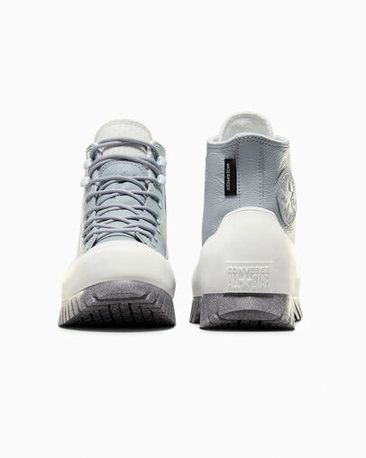 Silver / Grey Converse Chuck Taylor All Star Lugged 2.0 Platform Leather Women Boots Canada | C-53480199