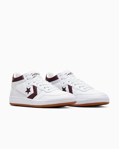 White Converse CONS Fastbreak Pro Leather & Nylon Men Boots Canada | C-59271369