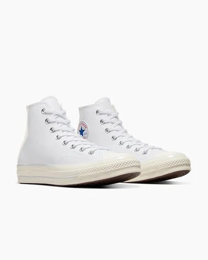 White Converse Chuck 70 Leather Men Sneakers Canada | C-49276819