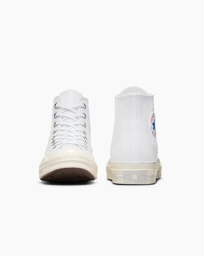 White Converse Chuck 70 Leather Men Sneakers Canada | C-49276819