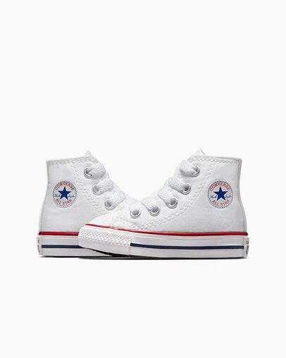 White Converse Chuck Taylor All Star Classic Kids' Sneakers Canada | C-20846139