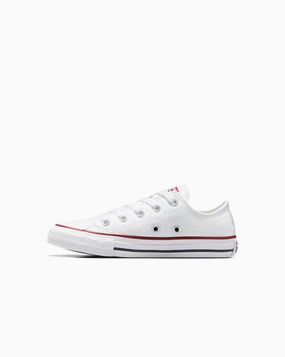 White Converse Chuck Taylor All Star Classic Kids' Sneakers Canada | C-98230519