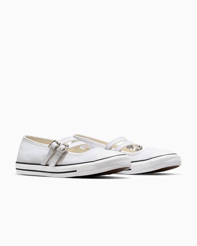 White Converse Chuck Taylor All Star Dainty Women Mary Jane Canada | C-95614729
