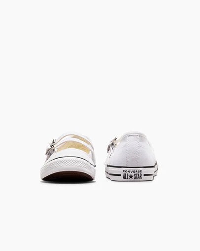 White Converse Chuck Taylor All Star Dainty Women Mary Jane Canada | C-95614729