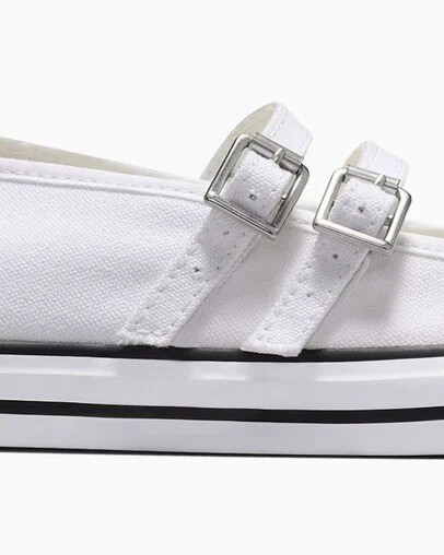 White Converse Chuck Taylor All Star Dainty Women Mary Jane Canada | C-95614729