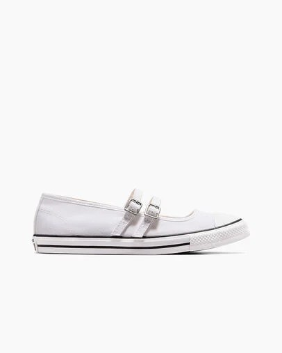 White Converse Chuck Taylor All Star Dainty Women Mary Jane Canada | C-95614729