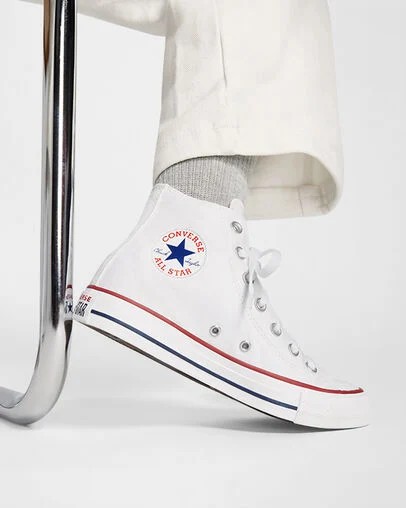 White Converse Chuck Taylor All Star Kids' Canvas Shoes Canada | C-23641789