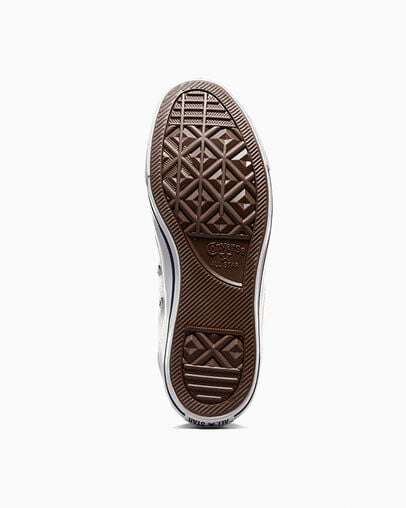White Converse Chuck Taylor All Star Leather Men Sneakers Canada | C-92375189