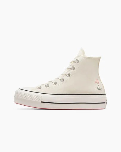 White Converse Chuck Taylor All Star Lift Women Platform Shoes Canada | C-93750619