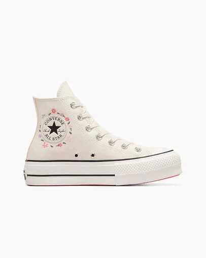White Converse Chuck Taylor All Star Lift Women Platform Shoes Canada | C-93750619