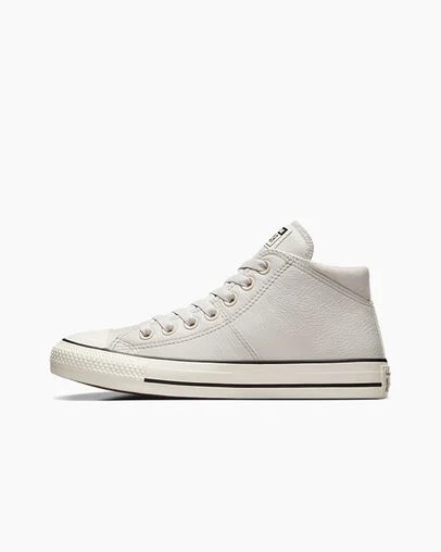 White Converse Chuck Taylor All Star Madison Leather Women Sneakers Canada | C-63279549