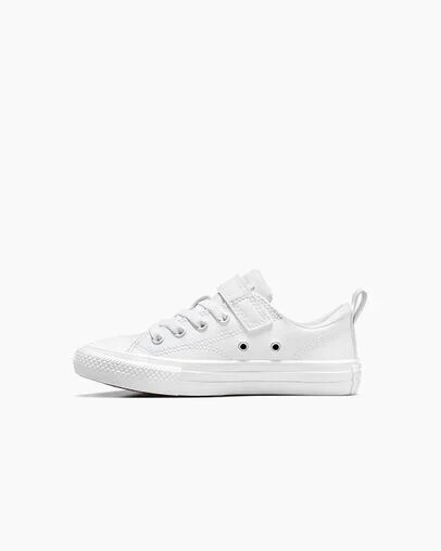 White Converse Chuck Taylor All Star Malden Street Leather Kids' Sneakers Canada | C-50367489