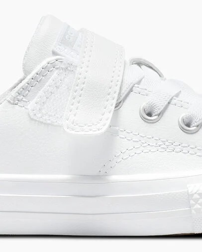 White Converse Chuck Taylor All Star Malden Street Leather Kids' Sneakers Canada | C-50367489