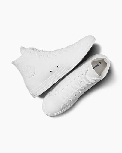 White Converse Chuck Taylor All Star Men Canvas Shoes Canada | C-58239719